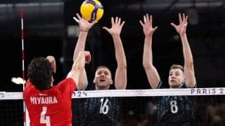 日本男子バレーが3-1勝利も…アルゼンチンは“疑惑の判定”に怒り「リプレイを見れば明らか」「審判がミスを犯した」【パリ五輪】