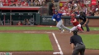 球場騒然！一体、何が起きた…！？ 鈴木誠也、超ミラクルを起こした…！？ ギリギリすぎる“神ヒット”が話題に「絶好調だな」「神ってるな」