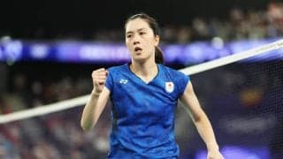 「自分を信じてプレーできた」バドミントン大堀彩、フルゲームの激闘制しベスト8進出　場内に響く“アヤコール”に応えた【パリ五輪2024】