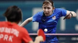 卓球女子シングルス準決勝「早田ひな vs. 孫穎莎」　リアルタイム速報・途中経過・過去成績・試合結果【パリ五輪2024】