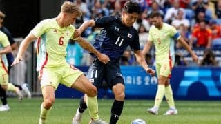 細谷真大の同点弾は幻に…今大会初失点の日本はスペインに1点リード許して前半終了…【パリ五輪】
