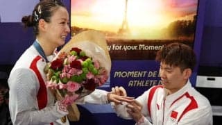 ドラマすぎる展開！ バド混合複で金の中国選手が恋人からの公開プロポーズに感激「幸せすぎて、どうしていいか」【パリ五輪】