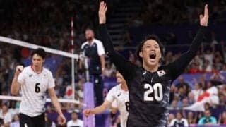 「大事な試合じゃなかったら…」山本智大が“顔面直撃”のスパイク打った米国選手と並んで笑顔「身長差可愛すぎる…」【パリ五輪】