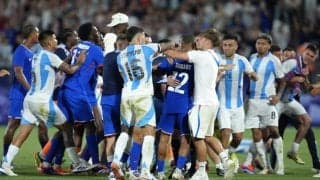 「不適切だ」サッカー準々決勝で“大乱闘”勃発！ アルゼンチン主将「祝いたいなら来ればいい」フランス代表に怒り【パリ五輪】