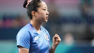 混合ダブルス銅の申裕斌が早田ひなとのエース対決へ　平野美宇とフルゲームの激闘、好調維持する20歳が2つ目のメダルを狙う【パリ五輪2024】