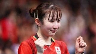 「ほんと報われて良かった」痛めた左手に注射を打って…早田ひな、涙の銅メダルに列島がもらい泣き「勝った瞬間涙が出ました」