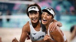 ビーチバレーボール女子の長谷川/石井組　敗者復活戦に勝利し日本女子としては24年ぶりの決勝トーナメントへ進出