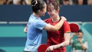 「私に勝った相手はそれだけ…」銅メダルの早田ひなにシン・ユビンが抱擁した理由「私ももっと心が強い選手に」【パリ五輪】