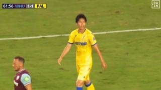 鎌田大地が決勝ゴール演出の躍動！「グラスナー戦術が合う」「クリスタル・パレスにフィット」鋭いプレスで即時奪回→パス展開の瞬間