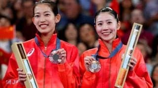 「すごく顔が…」笑顔の志田千陽に何があった！？ シダマツペアの“電話風メッセージ”に反響続々！「お二人とも可愛いッ」【パリ五輪】