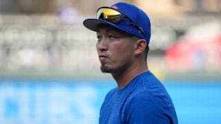 鈴木誠也が「首の違和感」でスタメン外　前日には安打も…指揮官説明、次戦には復帰か