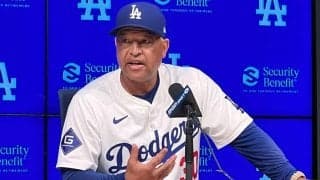 ド軍剛腕、今季終了か…指揮官沈痛「かなりの大ごと」　緊急降板で涙、ロッカーで松葉杖