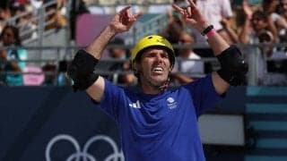 Z世代が席巻のスケートボードに51歳と49歳が出場　予選敗退も「“楽しさの金メダル”は獲得した」と笑顔【パリ五輪2024】　