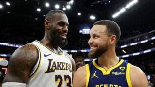 レイカーズ対ウォリアーズ、ウルブズ対マブスを含む計5カードがクリスマスに激突