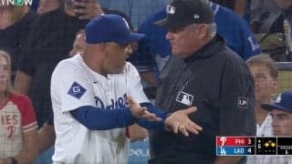 「とんでもない誤審」ド軍・ロバーツ監督がブチギレ！ 試合後も怒り収まらず… 酷すぎる“問答無用の退場処分”の瞬間「そりゃキレるわ」