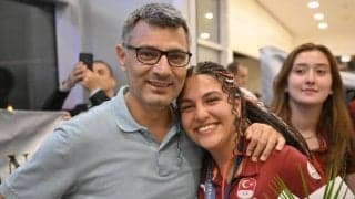 『無課金おじさん』ディケチが日本のファンアートに感動！「本人まで届いとるやん！！」とSNSは大盛り上がり【パリ五輪】