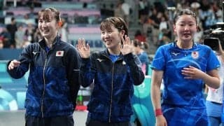 パリオリンピック卓球女子団体 押しつぶれされそうだった張本美和はいかにして「壁」を乗り越えたか