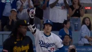 大谷翔平、確信の35号特大アーチで“ドヤ顔&指差し”パフォーマンスが飛び出した！ 「カッコ良すぎます」「惚れてまうやろー」SNSで大盛り上がり