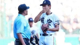 日本航空エースが投球中に鼻血　詰め物入れて復帰も…直後に代打で交代　酷暑の影響か