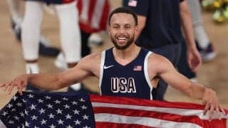 パリ五輪決勝の終盤に値千金の3ポイントを決めたカリー「あれは自分でも感動した」