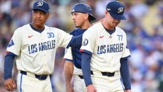 ド軍悲劇…25歳有望株が今季終了　右前腕の張りで緊急降板、防御率1.33もIL入り