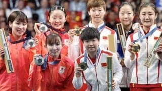 涙が止まらない張本美和に絶対女王が見せた“気遣い” 孫穎莎の行動に中国も感動「勝ち負けを越えた真の交流」【パリ五輪】