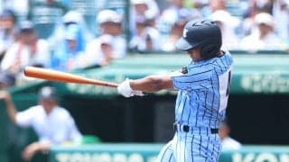 東海大相模・柴田が大会初アーチ　19試合目で飛び出す…甲子園大歓声、新基準バットでHR激減