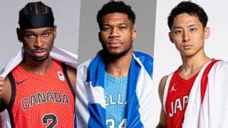 ヤニス、SGAに続き河村勇輝が平均得点3位にランクイン／パリ五輪男子スタッツランキング