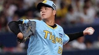 復活登板で打者圧倒「最強左腕」　復活した虎のエース…当たらぬ魔球「エグすぎます」