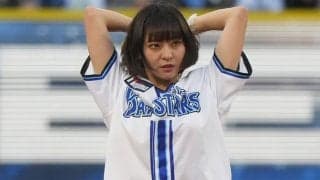元エースチア、念願初始球式で「夢に近づけました」　女神降臨にファン歓喜