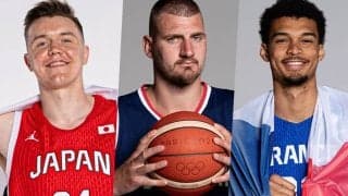 リバウンド王はヨキッチ、日本代表・ホーキンソンがウェンバンヤマと並んで2位に／パリ五輪男子スタッツランキング