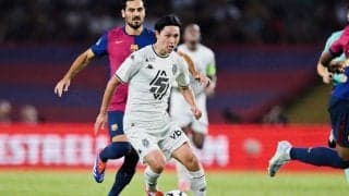 「本当に貴重な存在」バルサ相手にアシスト、南野拓実をヒュッター監督が語る「プレースタイルを完璧に理解している」