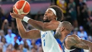 得点源を務めたフランスのヤブセレ…NBA復帰に強い意欲「2度目のチャンスを待っていた」