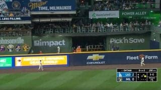 え、もう入ったの！？ 大谷翔平の特大アーチが“頭上通過”する衝撃の瞬間　外野手のリアクションがヤバすぎる