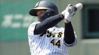阪神19歳が「順調な成長曲線」　2軍でリーグ2位の33…光る.329「1軍あるかもね」