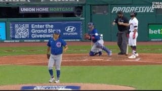 一体、何が起きた！？ 今永昇太、衝撃の“奪三振シーン”　相手打者が脱力してフラフラ… 様子がおかしくなる