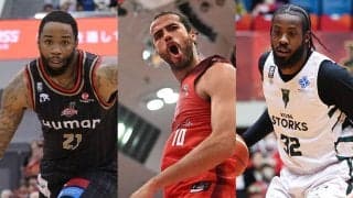 外国籍3選手がBリーグ自由交渉選手リストから抹消…いずれも海外クラブへ移籍