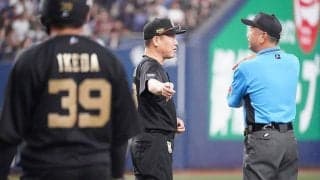 「なんだこれ」　レアな“併殺”にオリ監督は猛抗議…審判の判定が「納得できない」