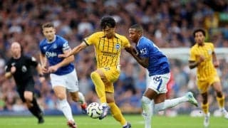 ブライトンが三笘の今季初ゴールを含む3発でエバートンに快勝！ヒュルツェラー体制初陣を白星で飾る【プレミアリーグ】