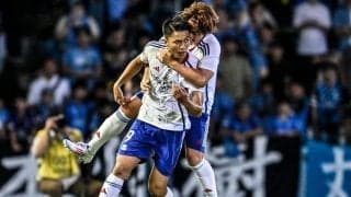 「美しすぎる！」「ワールドクラスよ」横浜FM西村拓真の約20mの逆足スーパーミドルでの復帰初ゴールに「エグいw」の声！「こんなんずるいよ西村さん！」とファン脱帽