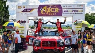 AXCR2024：田口勝彦がチーム三菱ラリーアート最上位の総合5位でフィニッシュ