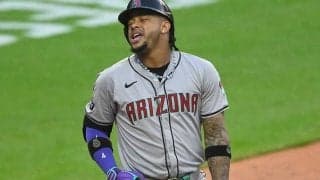 打席で崩れ落ちた大谷翔平のライバル　衝撃の負傷でMVP戦線に影響か…監督悲痛「つらい」