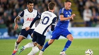 前半圧倒も後半失速のスパーズが昨季2部王者レスターとドロー…千両役者ヴァーディ同点弾で流れ一変【プレミアリーグ】