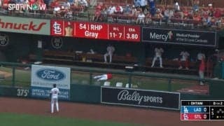 大谷翔平、弾丸アーチで「ヤバい人がいる」 ブルペンの“異様な光景”にネット騒然「映しても大丈夫か」