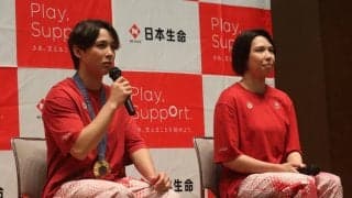 柔道・出口クリスタ、「納得の試合ではなくて運もあった」と金奪取への道のりを回顧　ケリーは「大舞台を戦えたことが嬉しい」と感謝