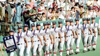【甲子園の記憶】元仙台育英の準優勝メンバー「あづま寿司」店主が語る35年前の夏 エース・大越基、拾い集めた土、帝京との死闘...