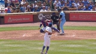 今永昇太が「飛んだ！？」 打者がドン引き… 狙い通りの“魔球”で見逃し三振　マウンド上の動きが話題に