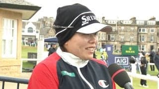 勝みなみ「しっかり4日間回って上位を目指して」　AIG女子オープンへ意気込み