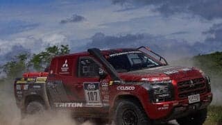 AXCR2024：田口勝彦が総合5位でフィニッシュのチーム三菱ラリーアート「来年の完全復活を誓う」