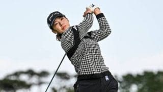 渋野日向子、リンクスの強風に苦戦「何をしているのか分からないようなゴルフ」